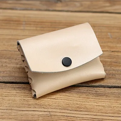 Cute Leather Card Holders Women Coin Wallets Handmade Card Wallet For Women