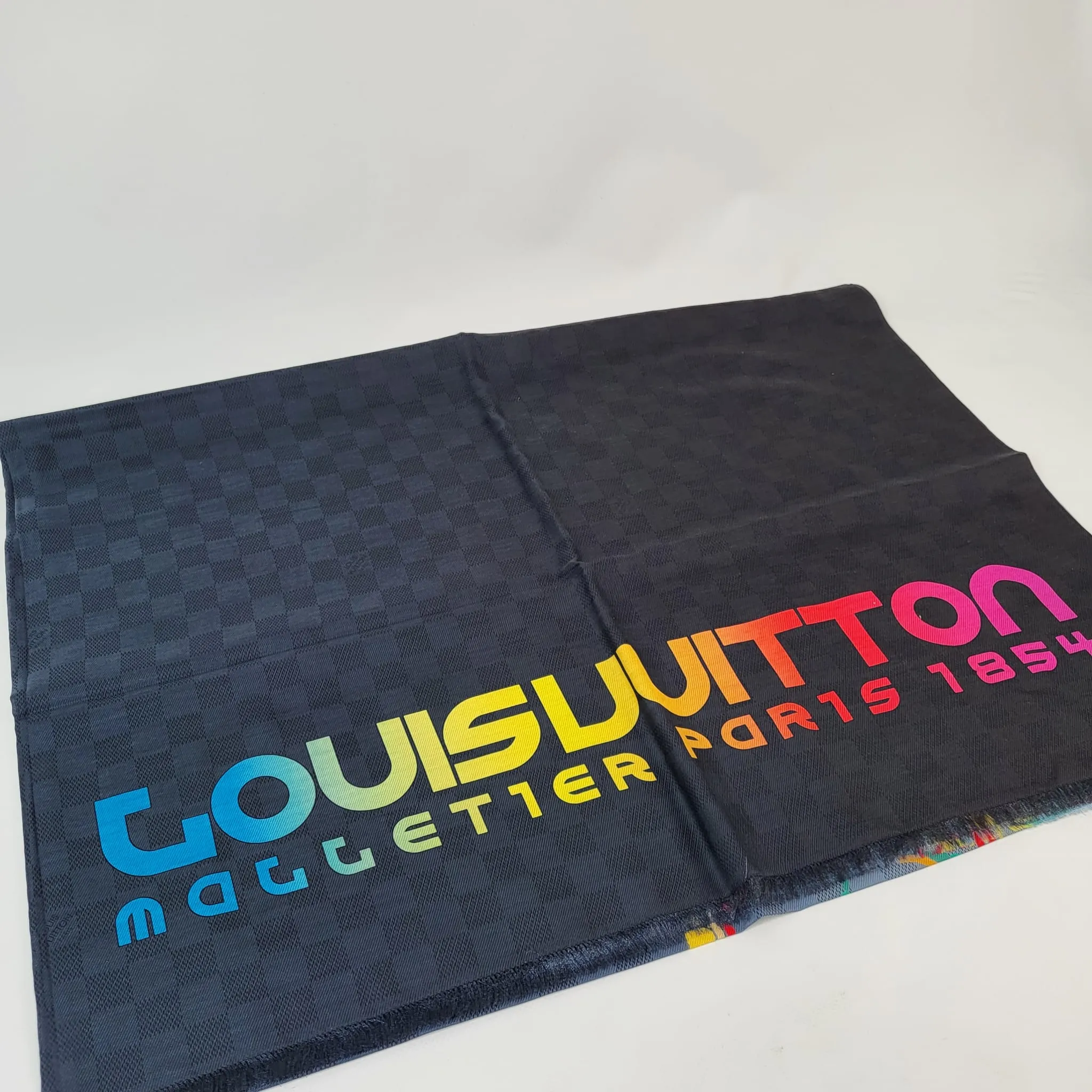 Damier Cobalt Jungle Shawl Scarf