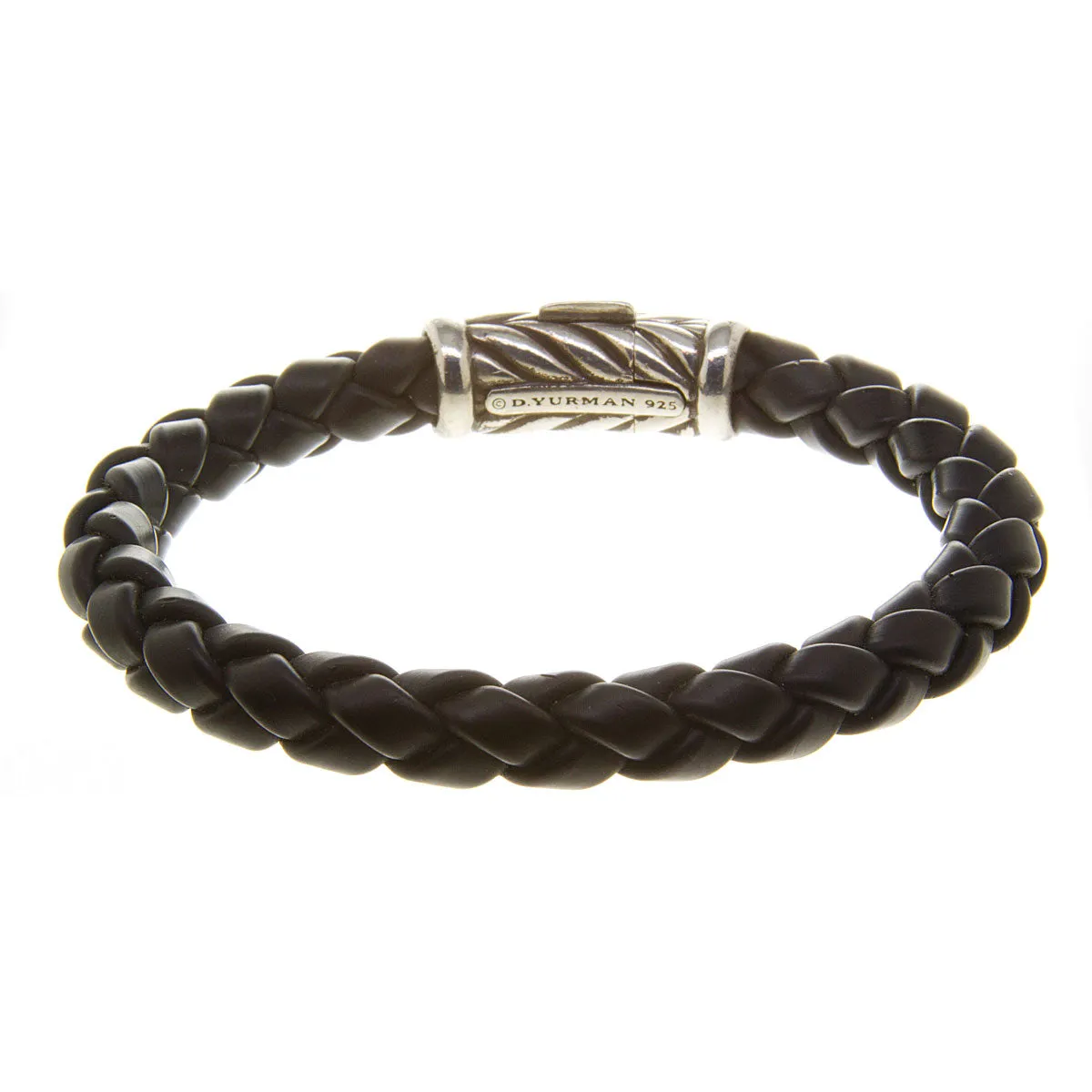 David Yurman Chevron Rubber Weave Bracelet