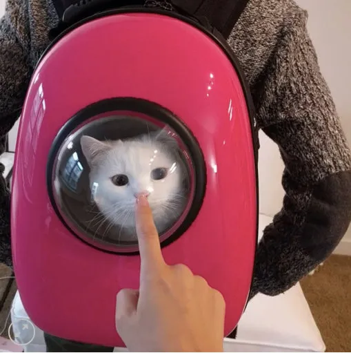 Dog or Cat Astronaut Capsule Backpack