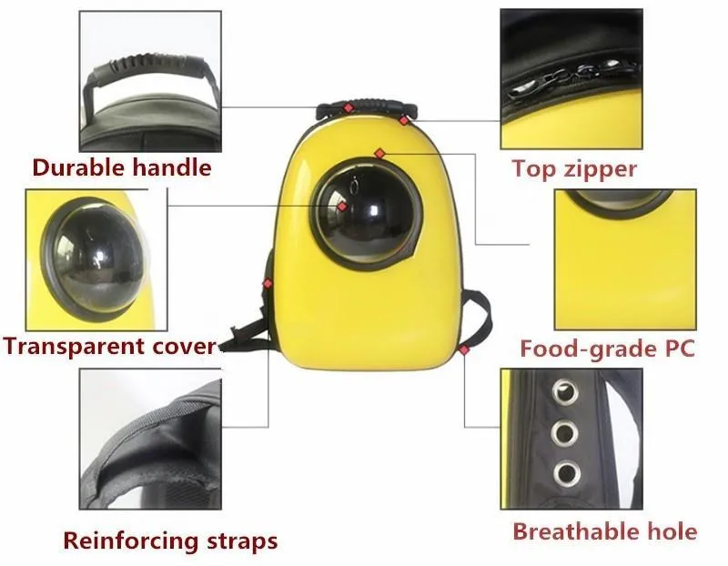 Dog or Cat Astronaut Capsule Backpack