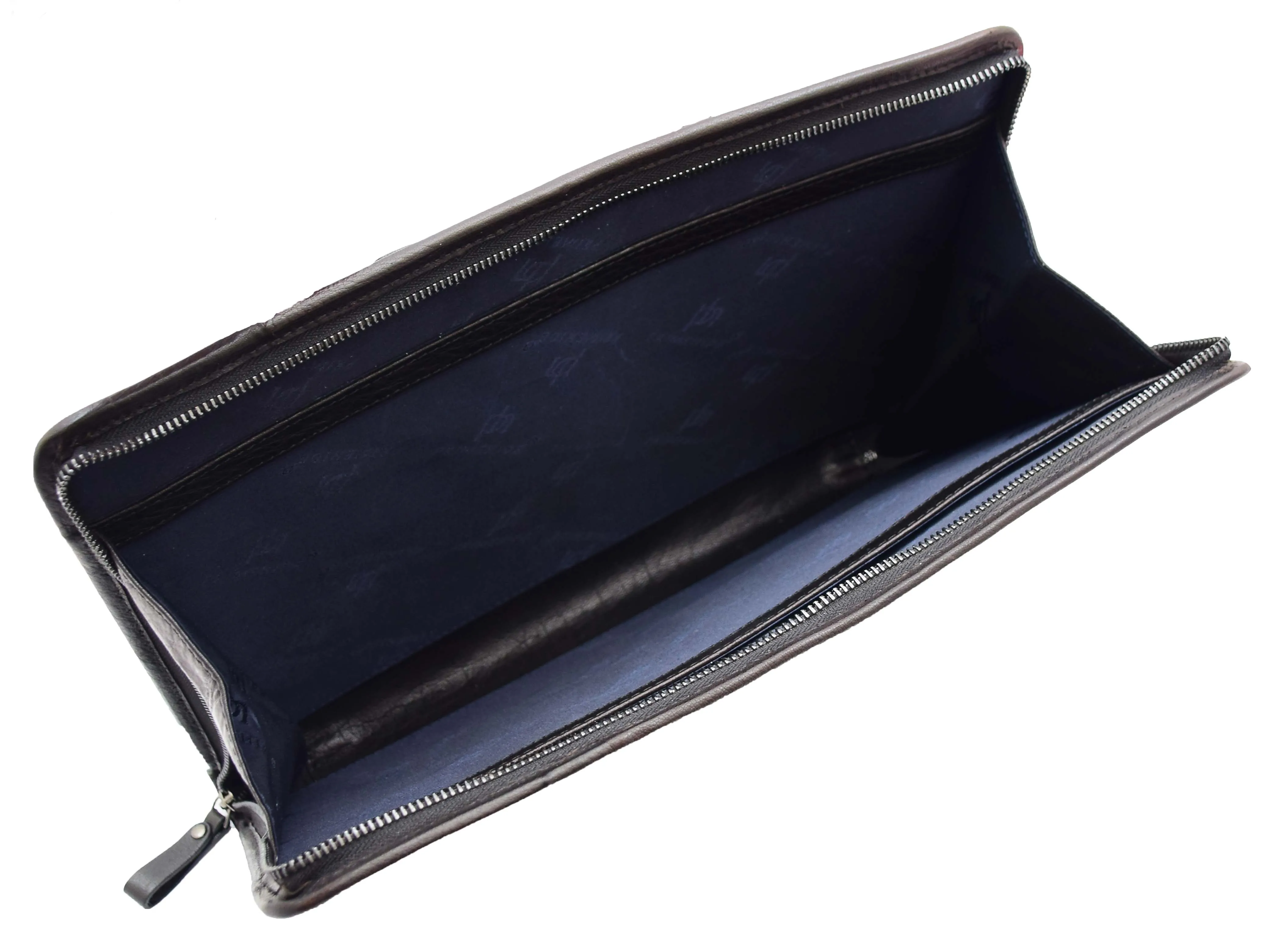 DR330 Real Leather Portfolio Case A4 Documents Bag Black