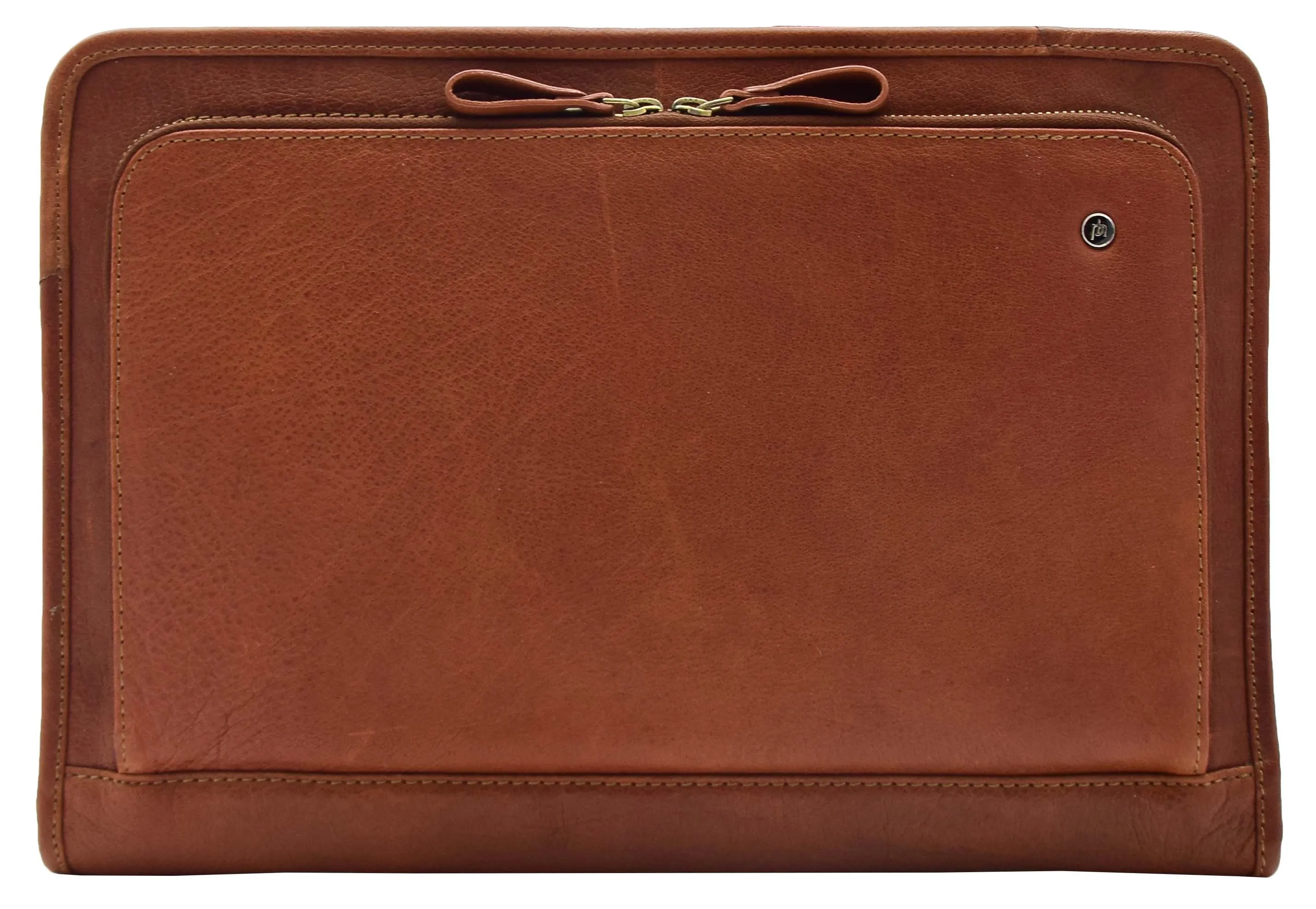 DR330 Real Leather Portfolio Case A4 Documents Bag Brown