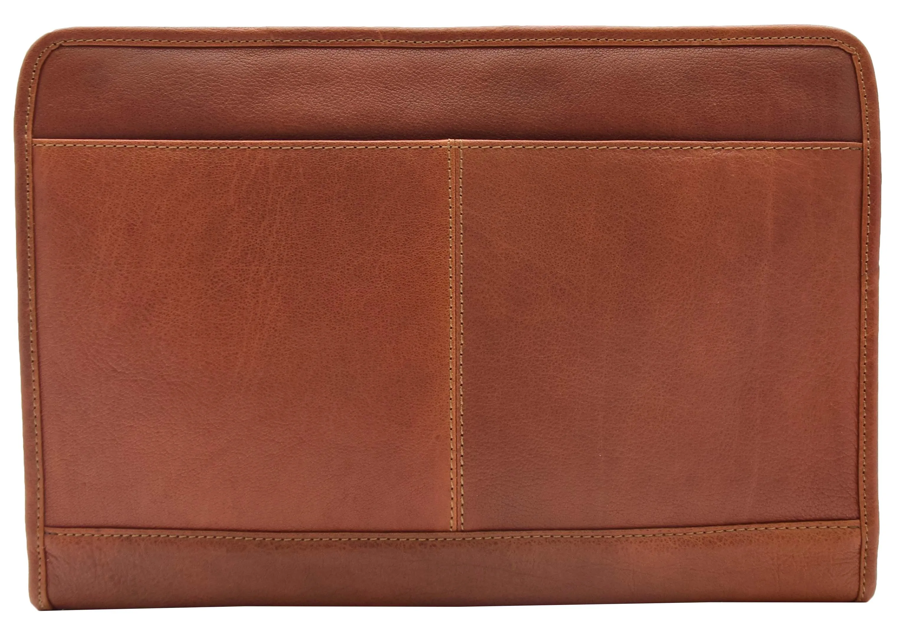DR330 Real Leather Portfolio Case A4 Documents Bag Brown