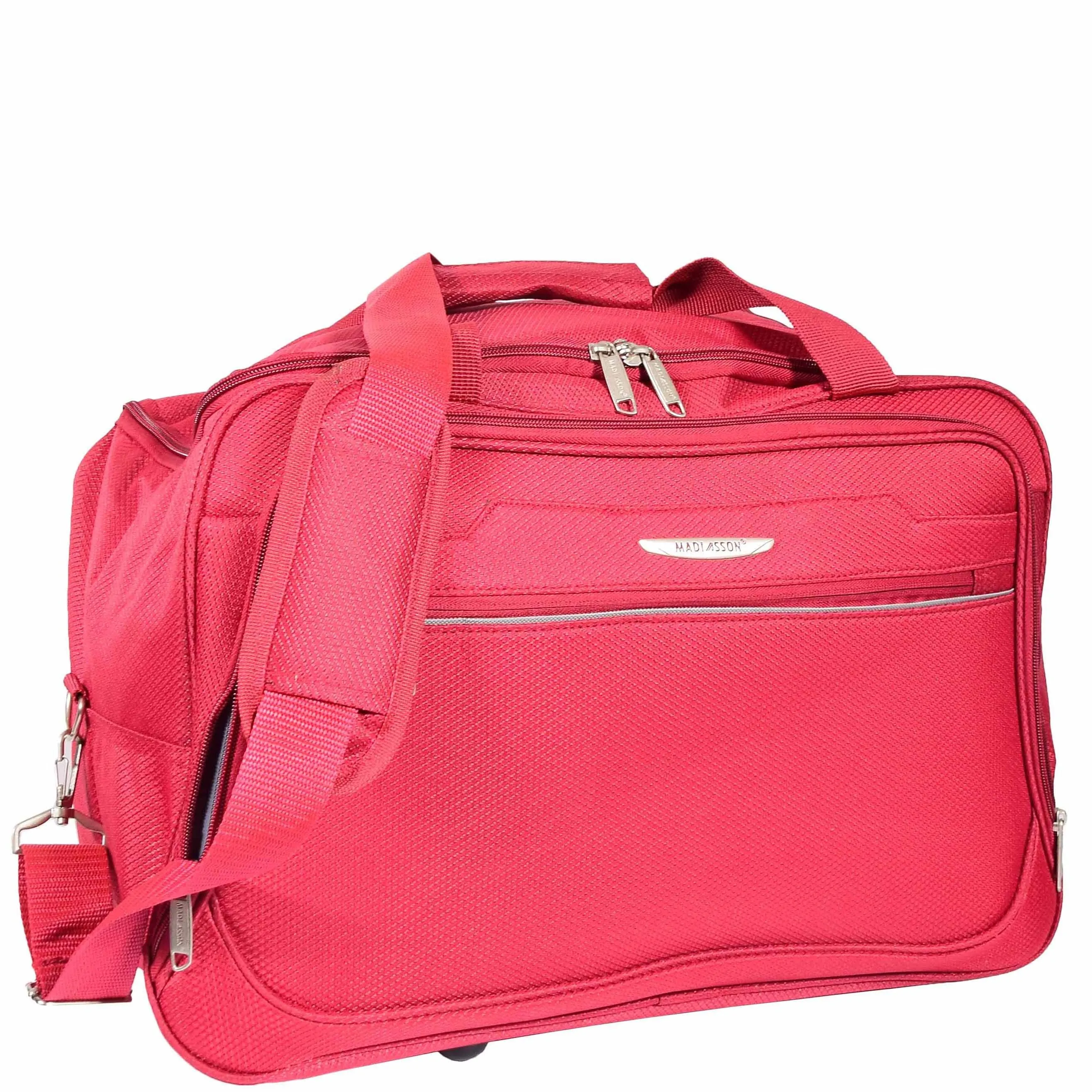 DR621 Spacious Mid Size Weekend Travel Duffle Bag Red