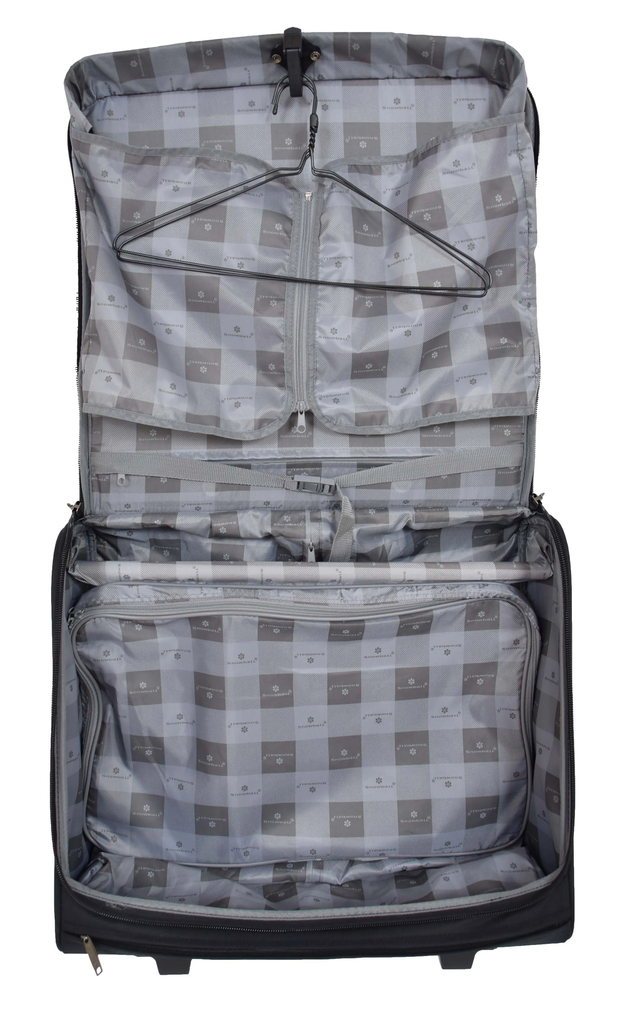 DR681 Multi Compartment Large Capacity Travel Suit Carrier Black