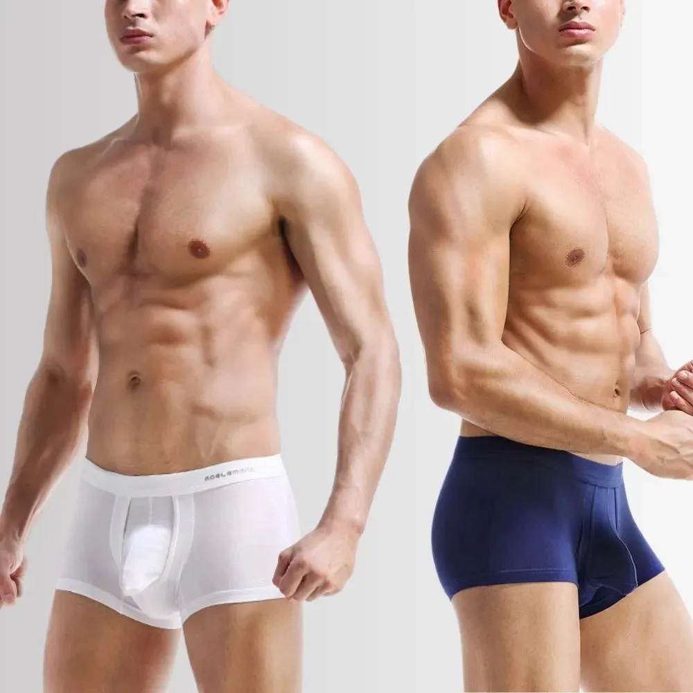 Dual Pouch - Men's Modal Elephant's Trunk Up to Size XXL (3-Pack) JEWYEE KM 132