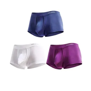 Dual Pouch - Men's Modal Elephant's Trunk Up to Size XXL (3-Pack) JEWYEE KM 132