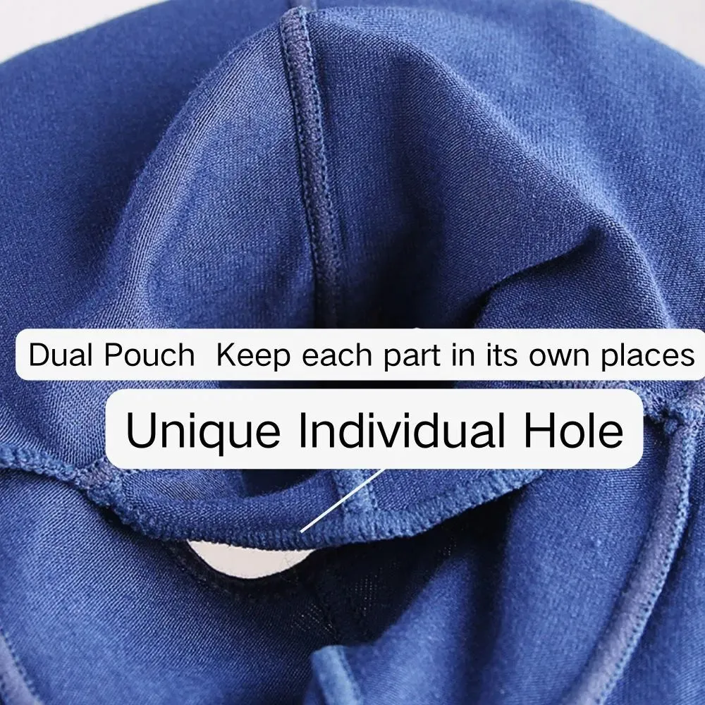 Dual Pouch - Men's Modal Elephant's Trunk Up to Size XXL (3-Pack) JEWYEE KM 132