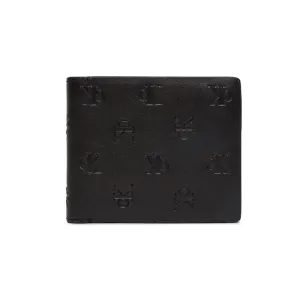 Emboss Bifold Wallet - Black