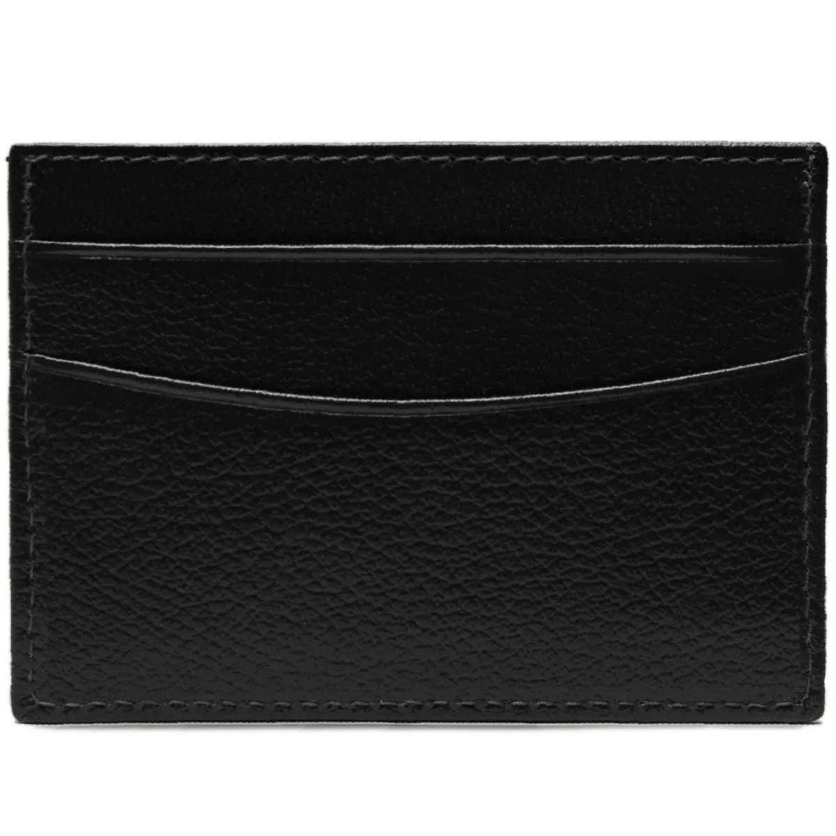 Ettinger Capra Flat Card Case Black made of Goat Leather