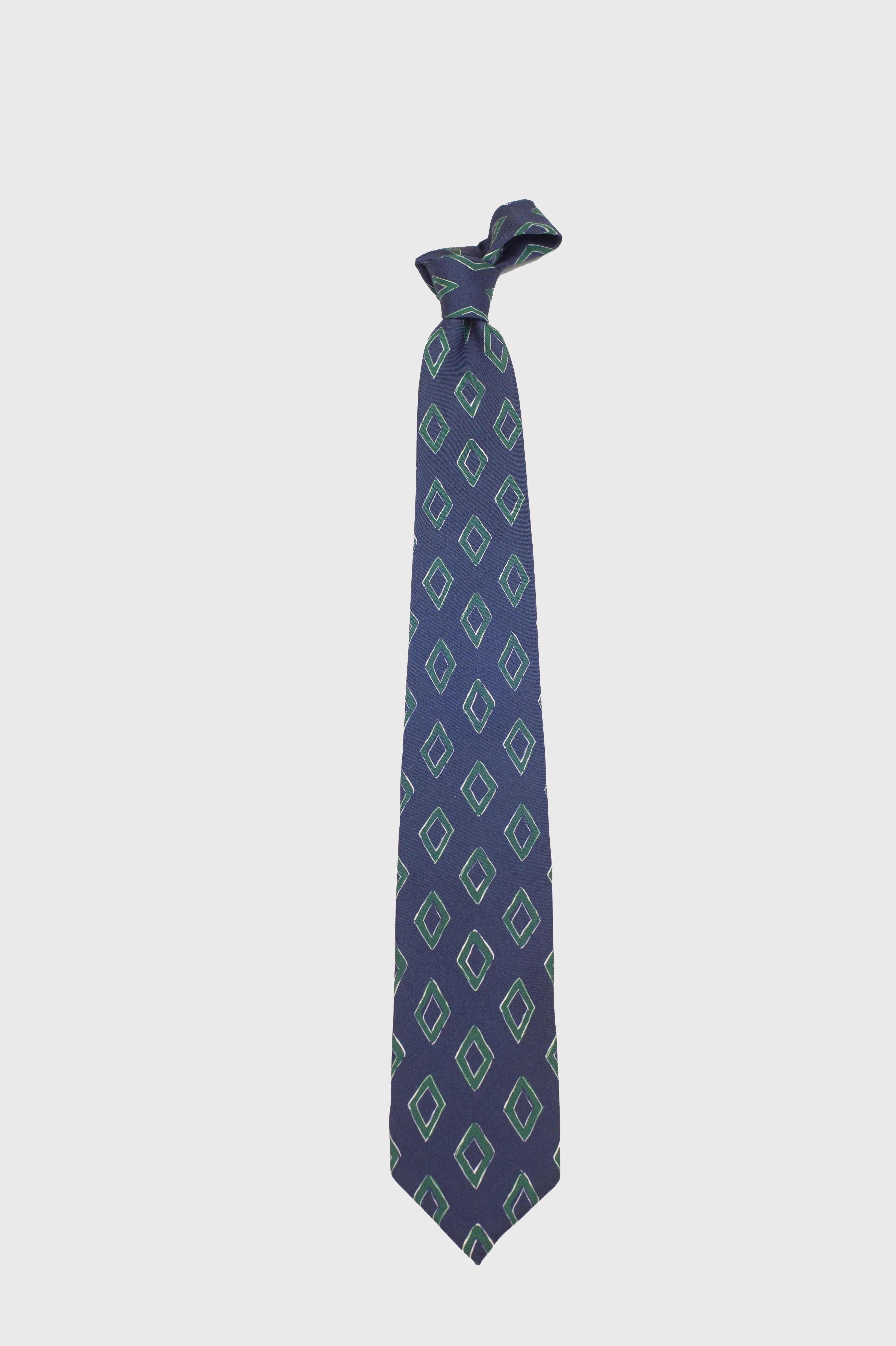 F. Marino Diamond Pattern Silk Ties