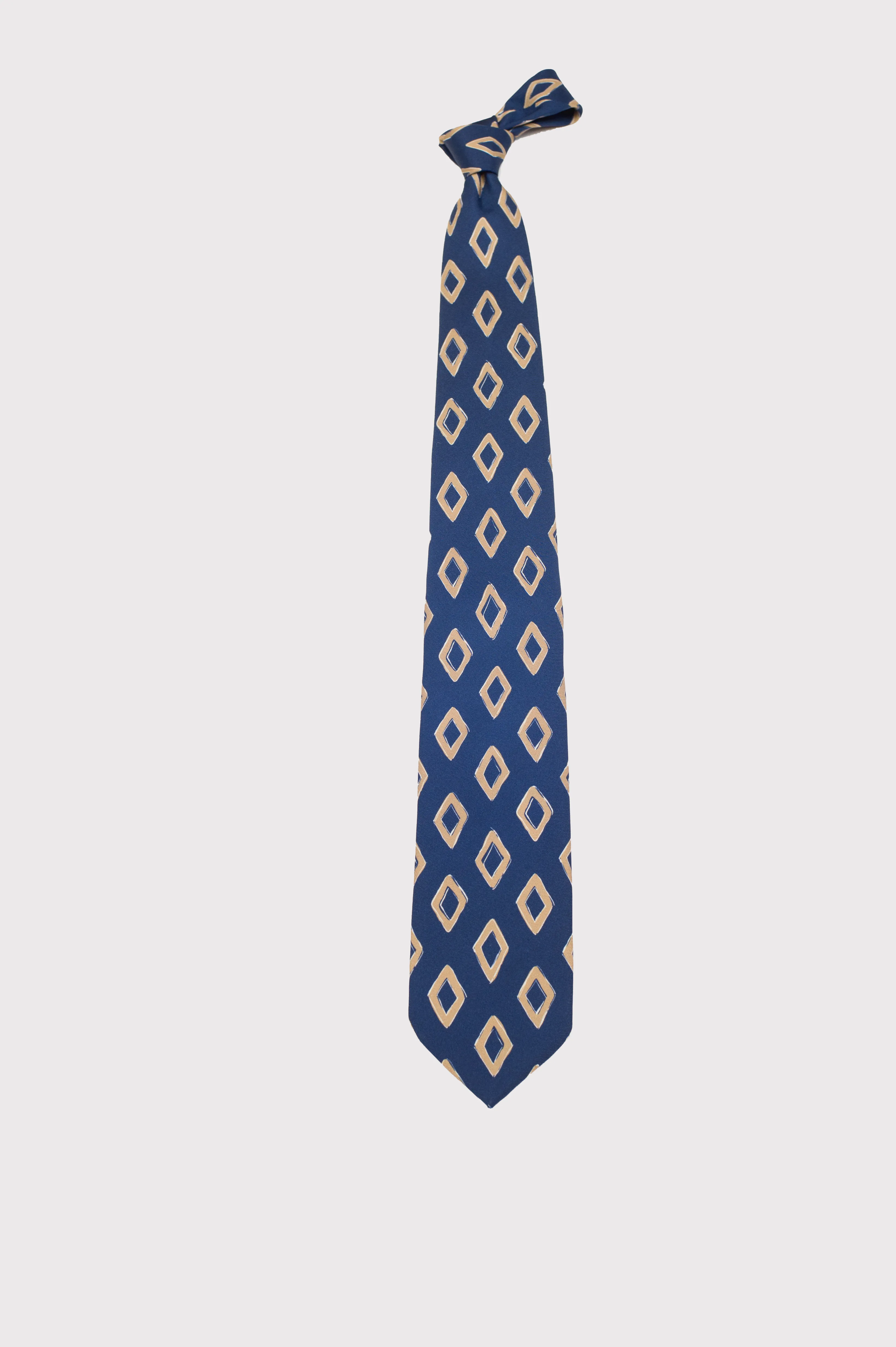 F. Marino Diamond Pattern Silk Ties