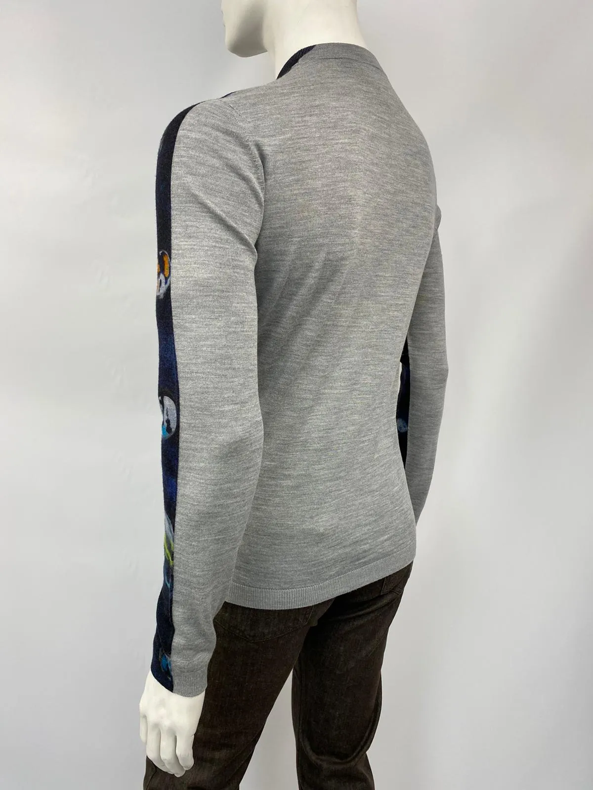 Garment Front Printed Planets Crewneck