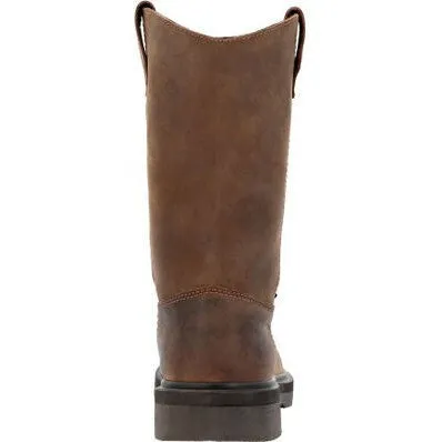 Georgia Men's Suspension 11" Waterproof Wellington Work Boot -Brown- GB00085
