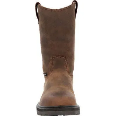 Georgia Men's Suspension 11" Waterproof Wellington Work Boot -Brown- GB00085