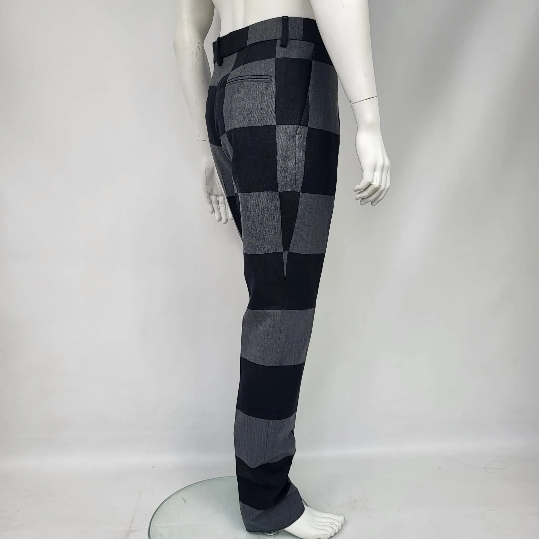 Giant Damier Cigarette Pants