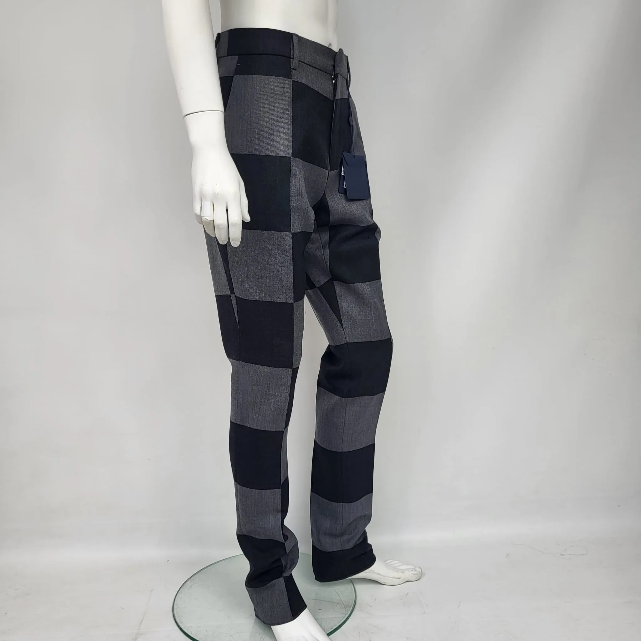 Giant Damier Cigarette Pants