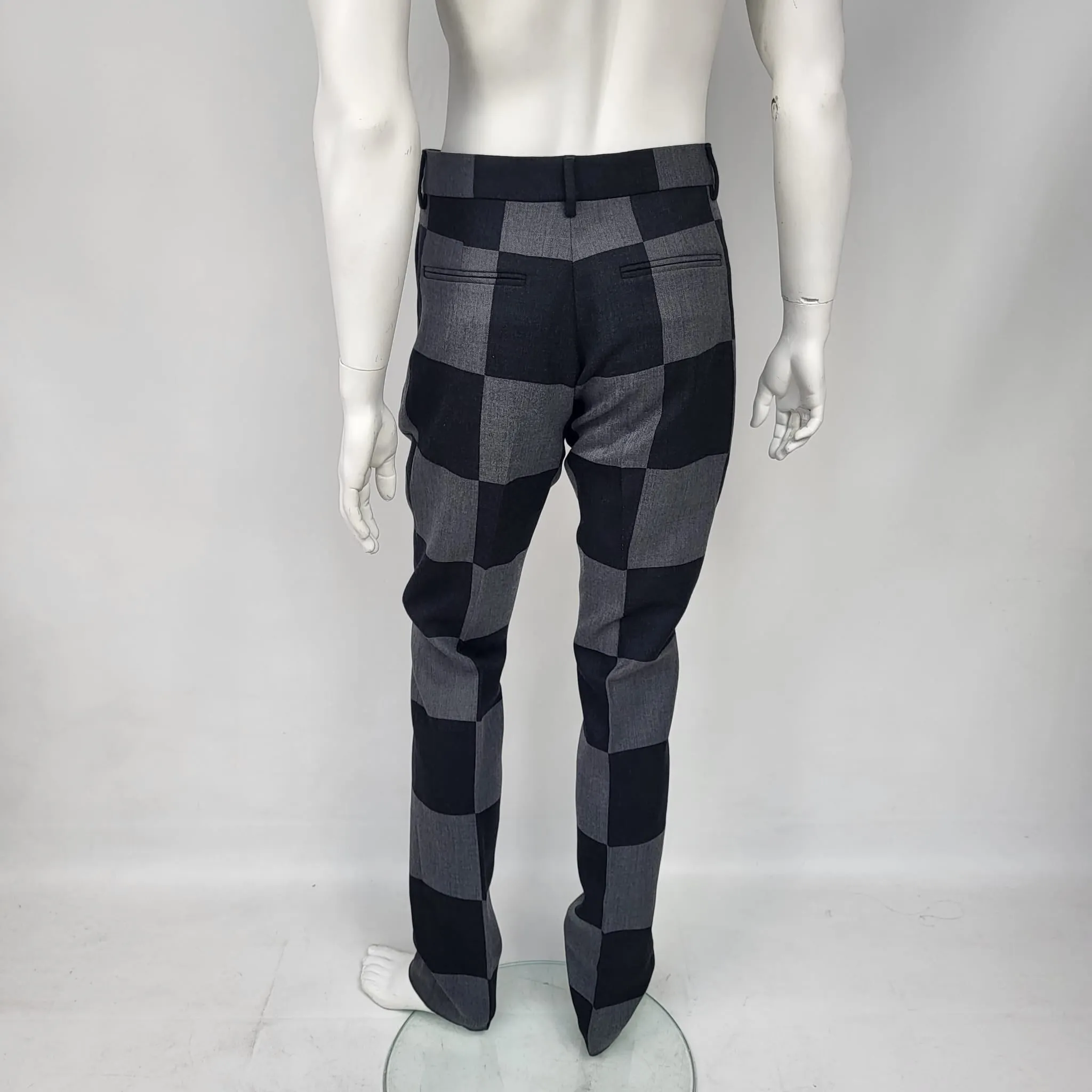 Giant Damier Cigarette Pants