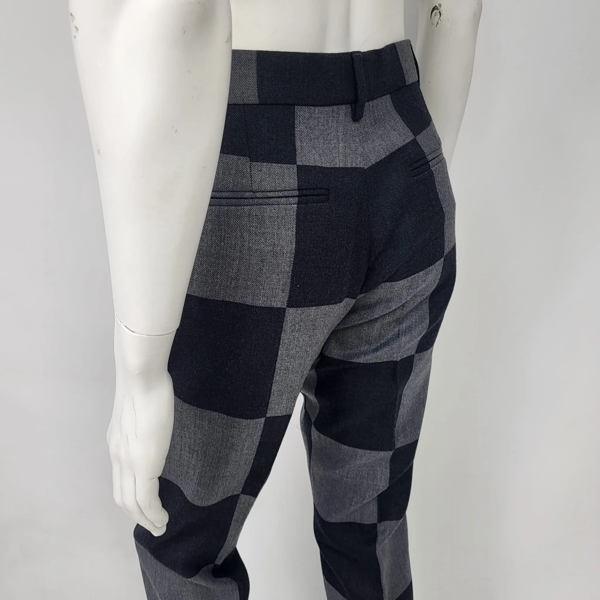Giant Damier Cigarette Pants