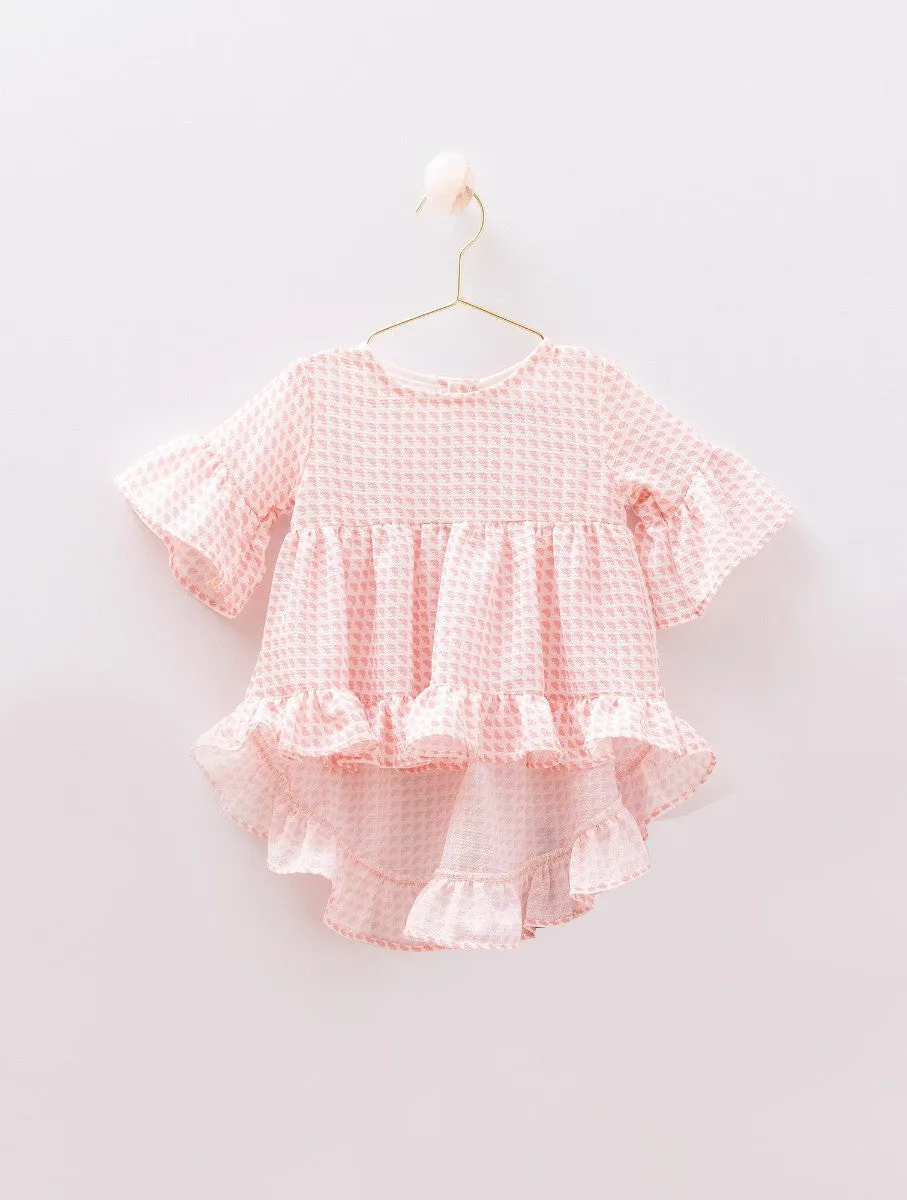 Girls Summer Casual Pink Set - MIALIA - Pink