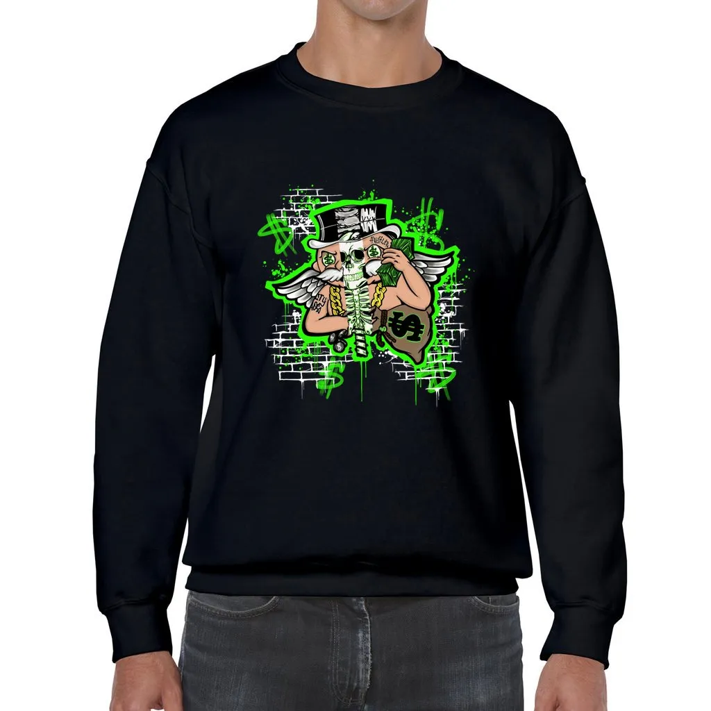 GRAFFITI MONEY BAGS HUSTLER Crewneck