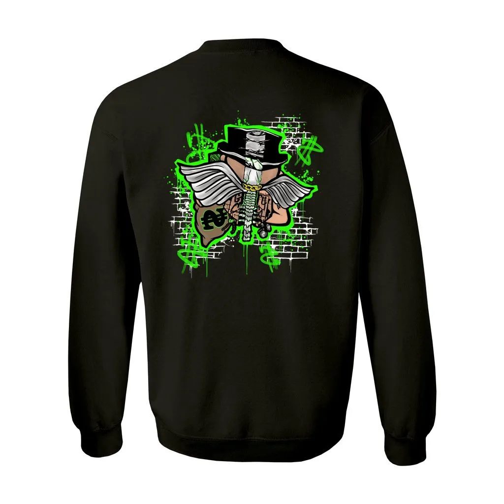 GRAFFITI MONEY BAGS HUSTLER Crewneck
