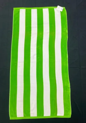 Green&White Striped