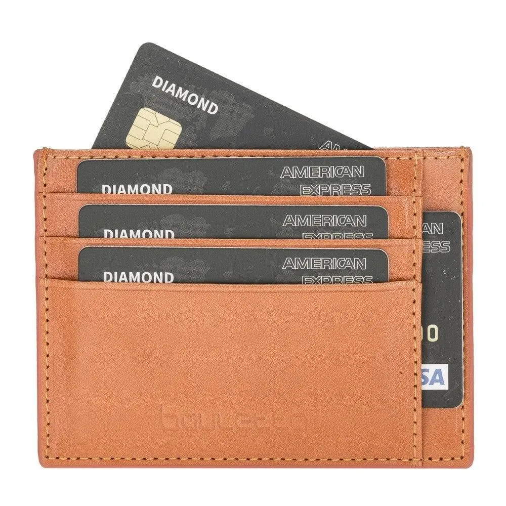 Handmade and Personalized Minimaalist Geniuine Leather Card Holder - BLWL18