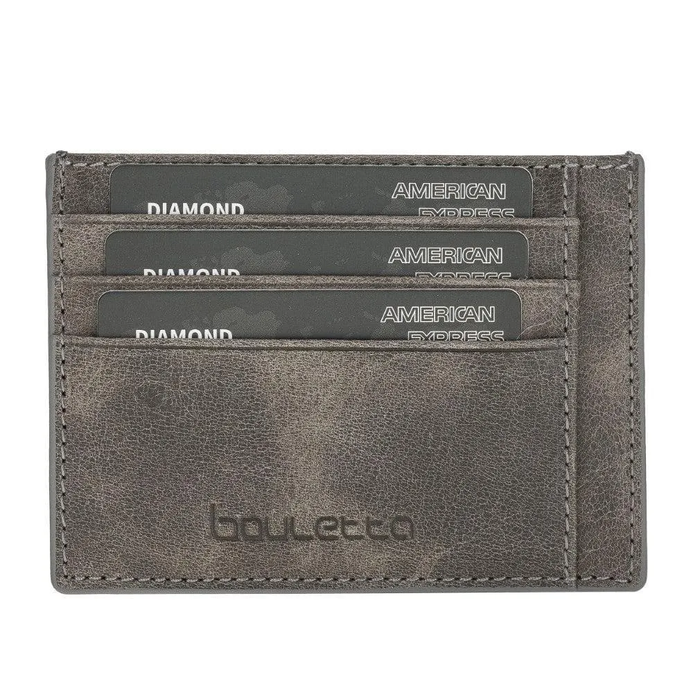 Handmade and Personalized Minimaalist Geniuine Leather Card Holder - BLWL18