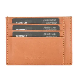 Handmade and Personalized Minimaalist Geniuine Leather Card Holder - BLWL18