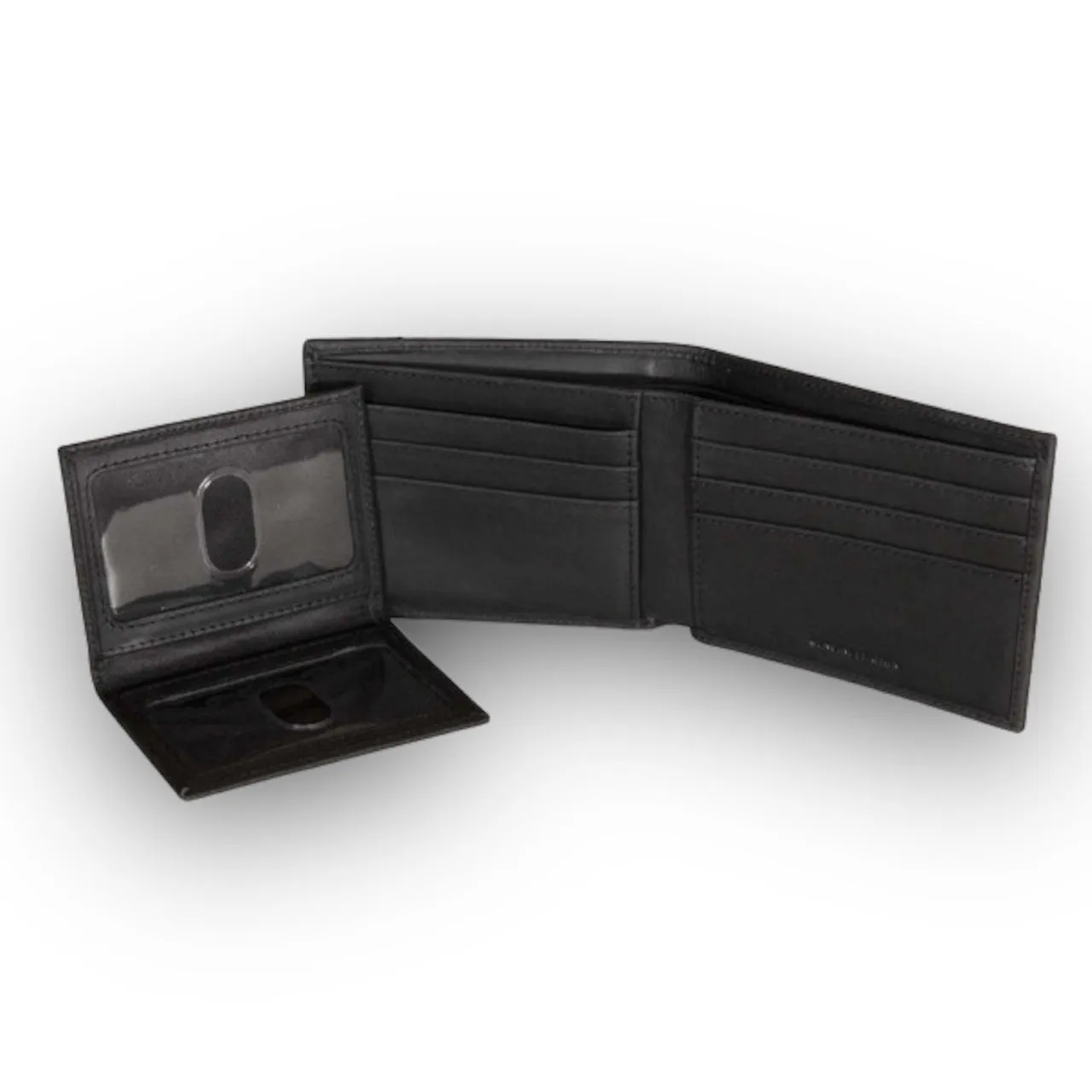 Harley-Davidson® Men's H-D Signature Bi-Fold Genuine Leather RFID Wallet