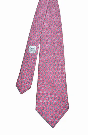 Hermes Silk Tie - Pink