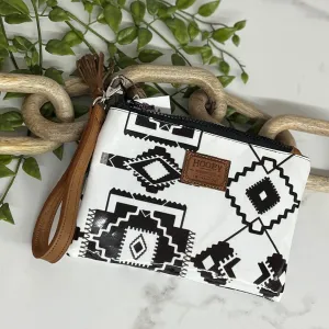 HOOEY  "WHITERIVER" WHITE/BLACK AZTEC ARENA WRISTLET