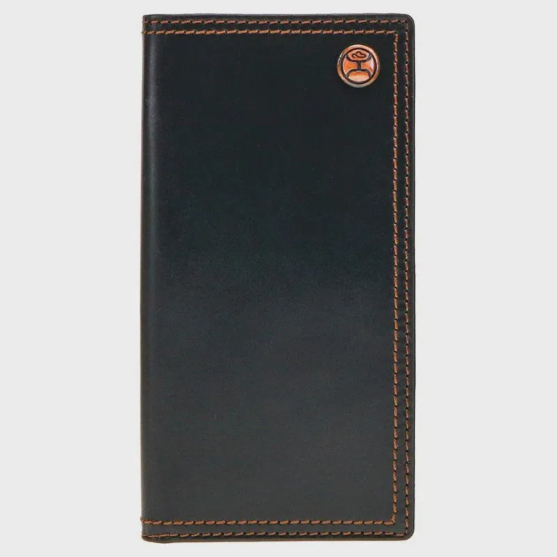 Hooey Smooth Black Rodeo Wallet