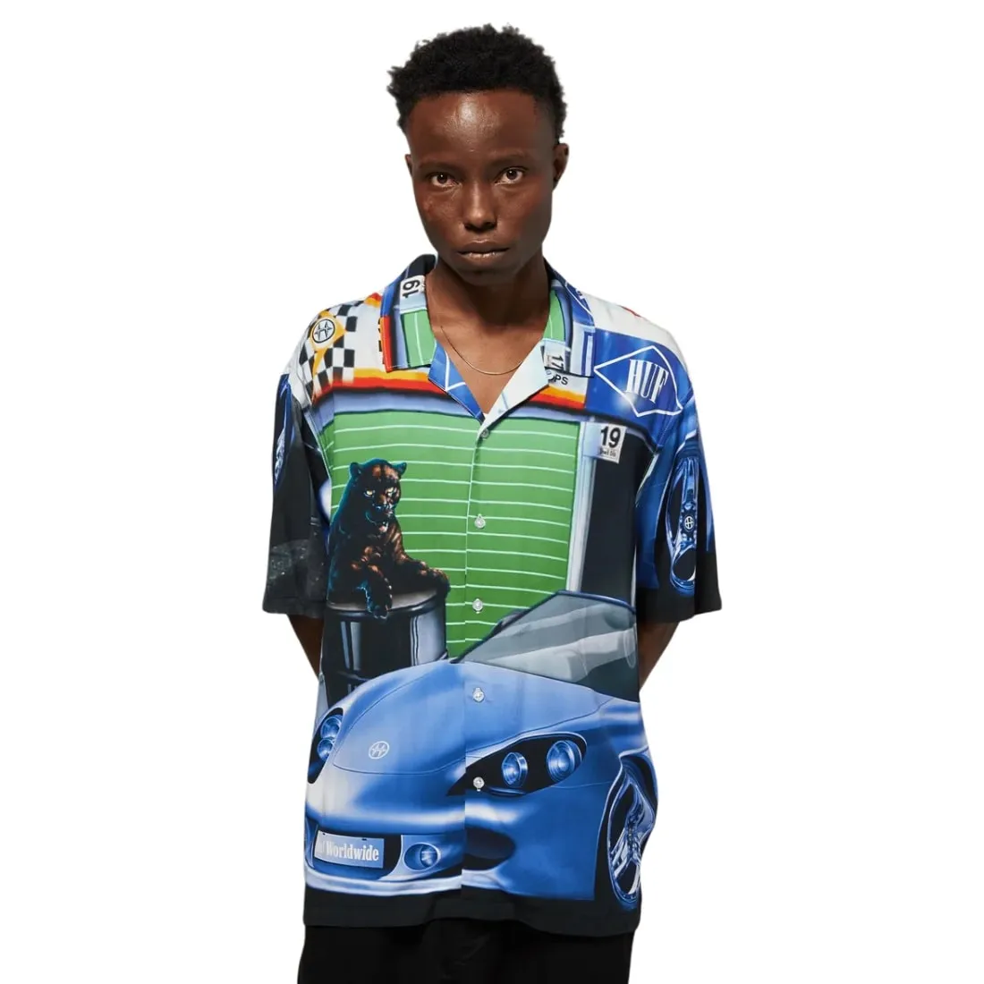 Huf Trophy Shortsleeve Resort Shirt - Multi