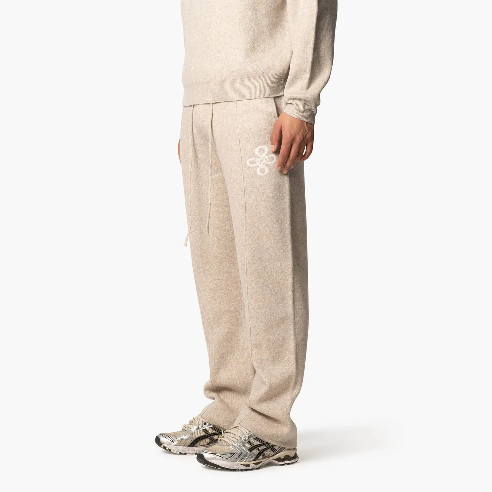 INSIGNIA KNITTED SET | GREIGE MELEE