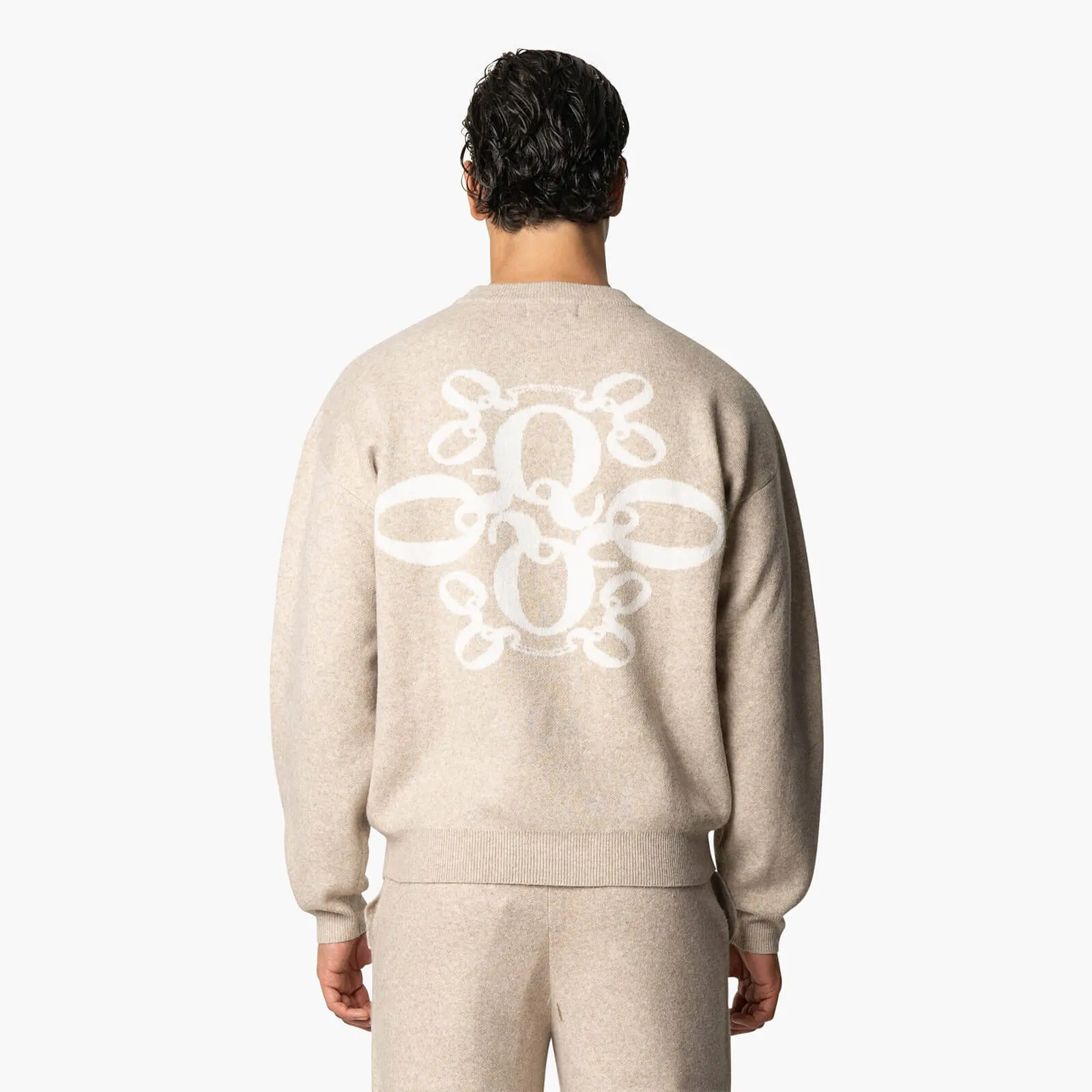 INSIGNIA KNITTED SET | GREIGE MELEE