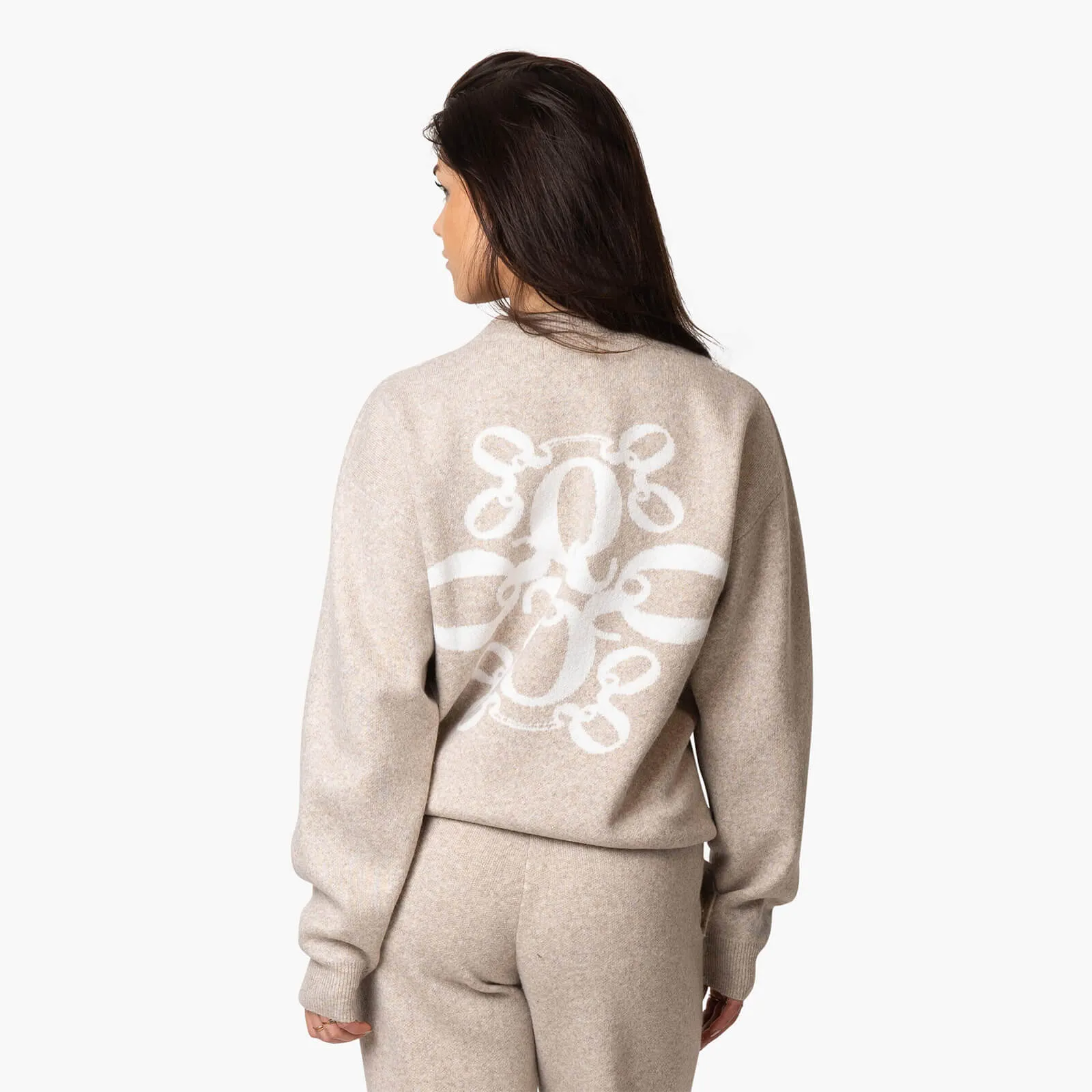 INSIGNIA KNITTED SET | GREIGE MELEE