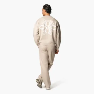 INSIGNIA KNITTED SET | GREIGE MELEE