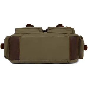 International delivery Men Michael Messenger for Canvas Leather Bag with Bag Vintage Quick resolution Accents –