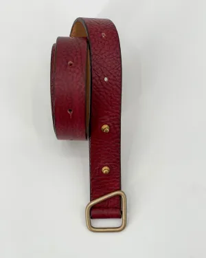 Johnny Farah Volga Belt in Red