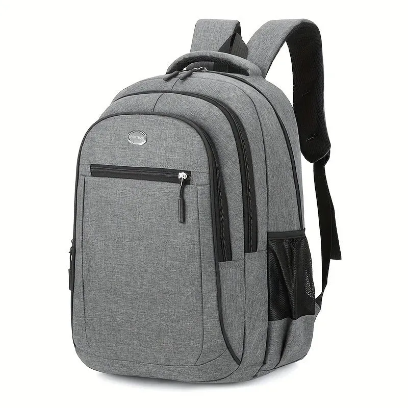 Large Capacity Backpack, Men's And Women's Student Computer BagMulti Pocket Waterproof And Wear-resistant Commuting Backpack,Chr