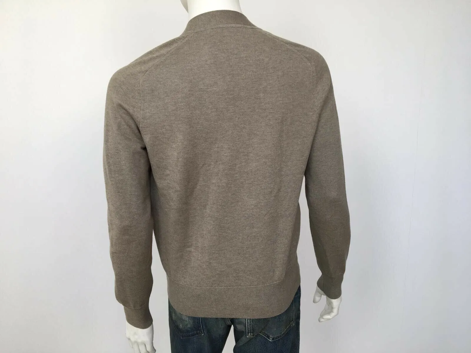 Leather Front Cardigan