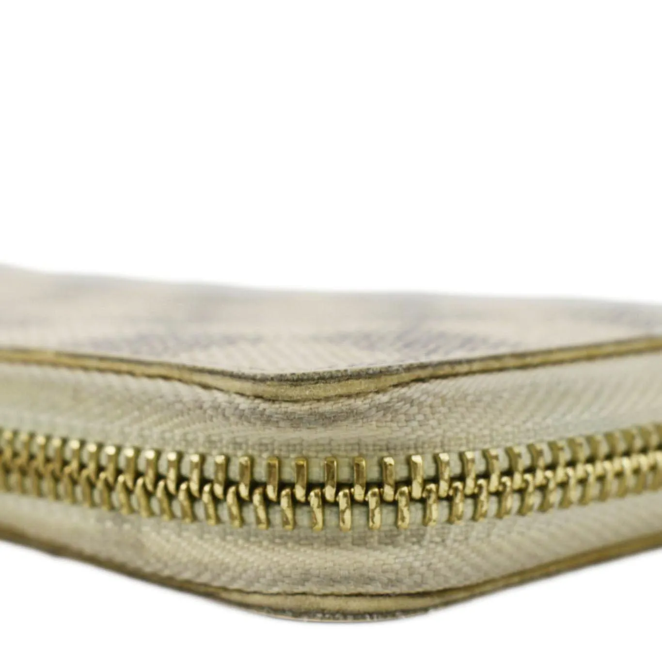 LOUIS VUITTON Clemence Damier Azur Wallet Rose Ballerine