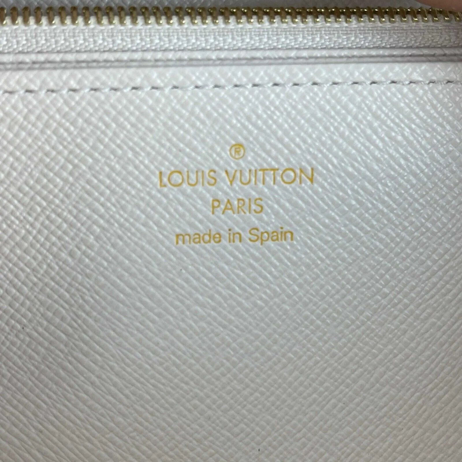 Louis Vuitton - Gradient Zippy Wallet - Gray / White Orange Zip Around