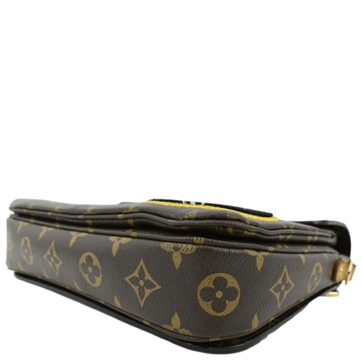 LOUIS VUITTON Metis Pochette Patches Monogram Canvas Crossbody Bag Brown