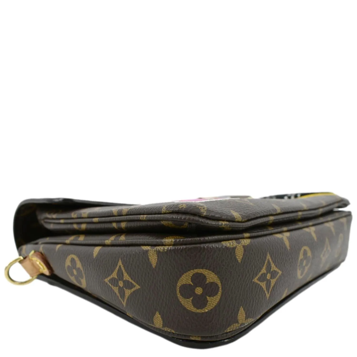 LOUIS VUITTON Metis Pochette Patches Monogram Canvas Crossbody Bag Brown