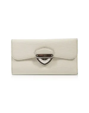 Louis Vuitton White Epi Eugenie Wallet