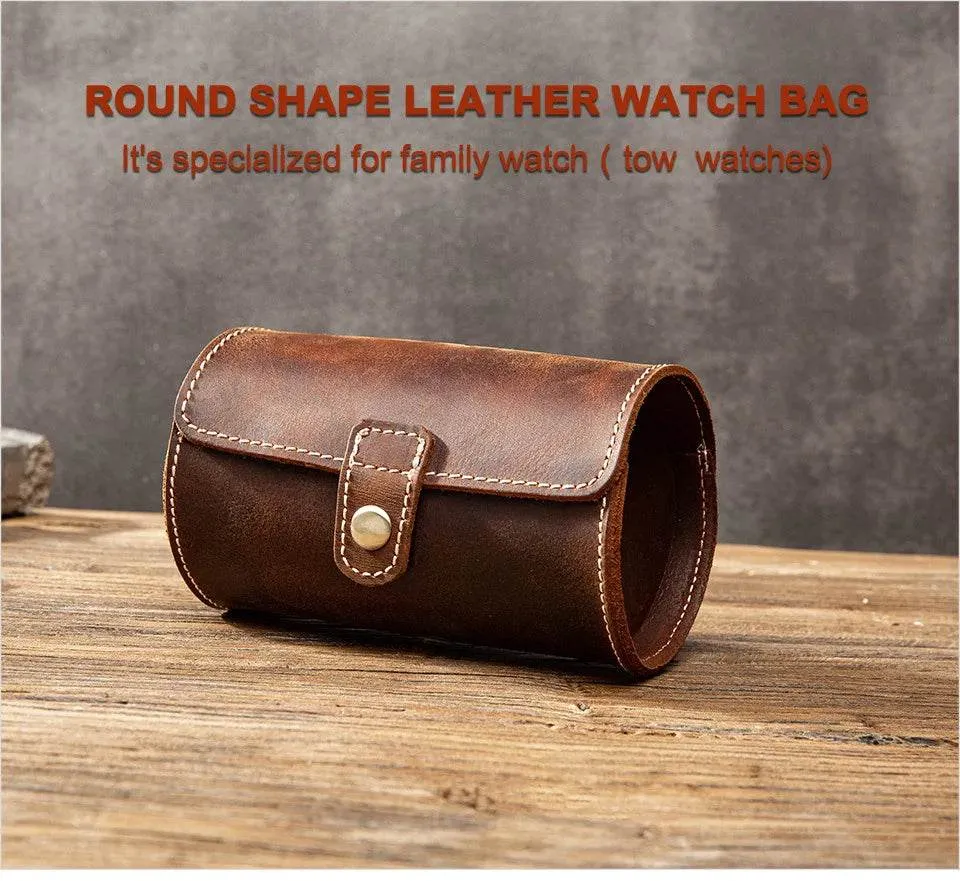 Luxury Leather Watch Box for Watches Jewelry Travel Storage